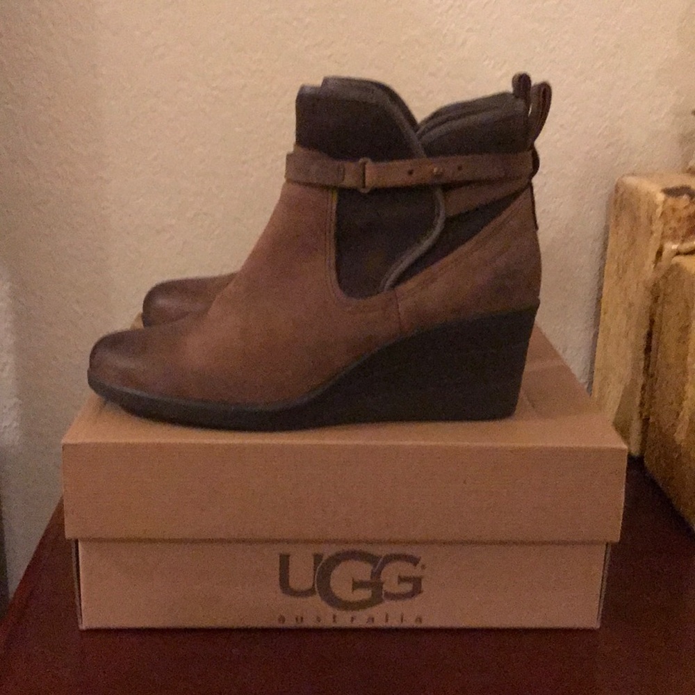 UGG wedge booties